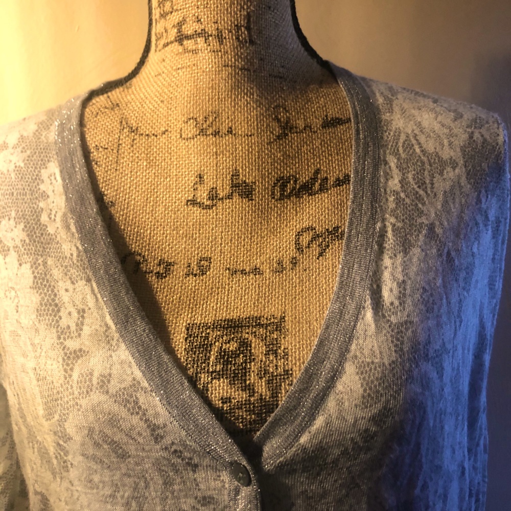 Chico’s thin cardigan.